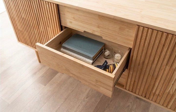 BOZEN Rustic Solid Wood Sideboard