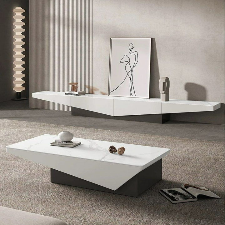 REEDAN Modern TV Console & Coffee Table