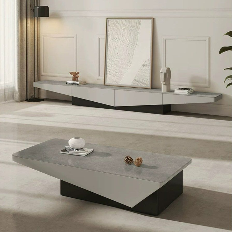 REEDAN Modern TV Console & Coffee Table