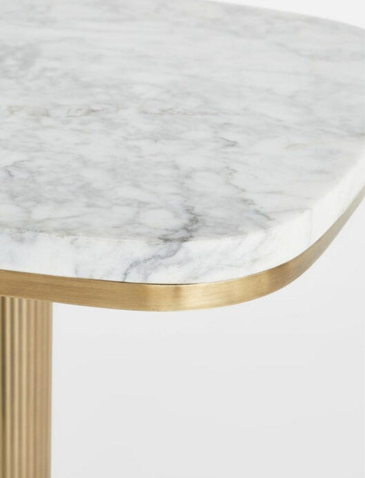 RABBAN Modern Marble Side Table