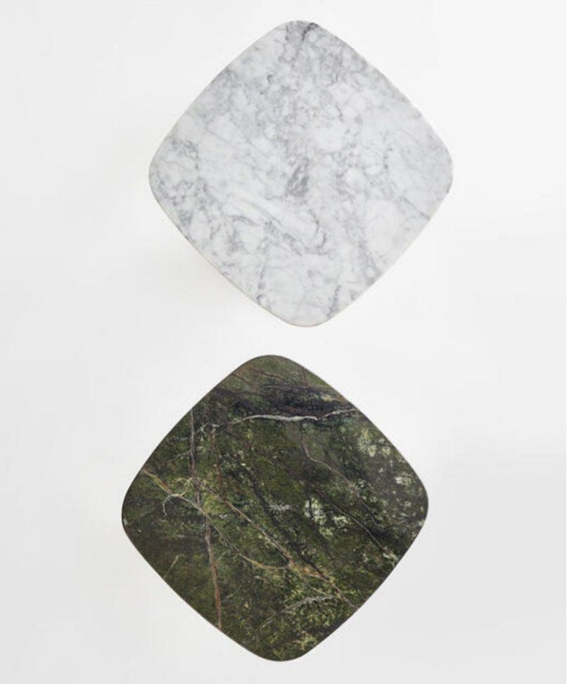 RABBAN Modern Marble Side Table