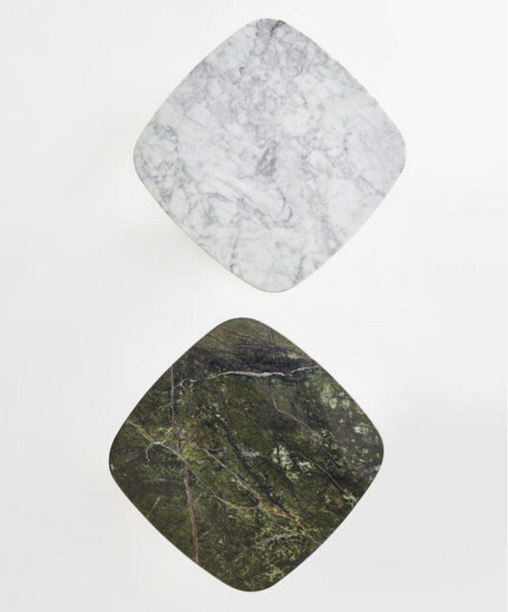 RABBAN Modern Marble Side Table
