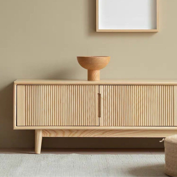 KORRIS Modern Solid Wood TV Console