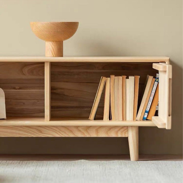 KORRIS Modern Solid Wood TV Console