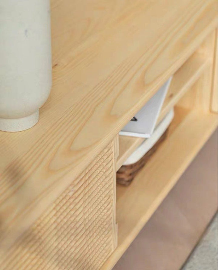 KORRIS Modern Solid Wood TV Console