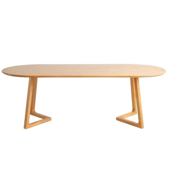 HALSTON Scandinavian Solid Wood Dining Table