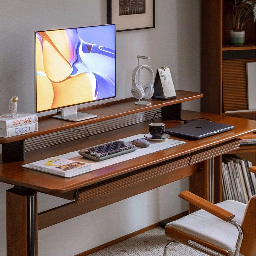 TORRIN Modern Solid Wood Smart Desk