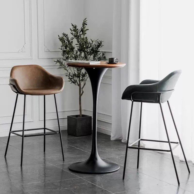 SENAN Modern Leather Bar Stool