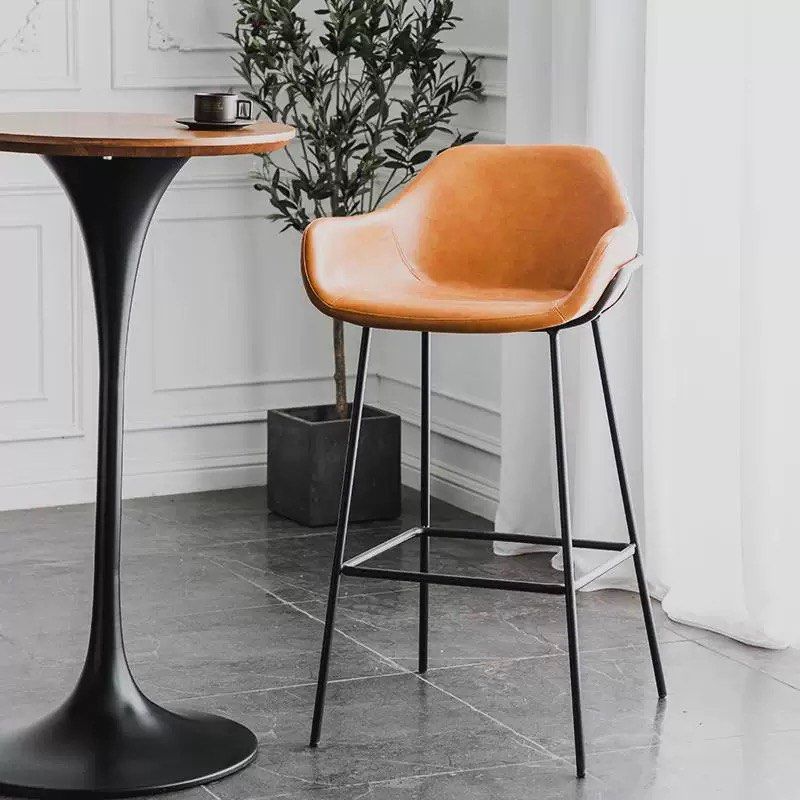 SENAN Modern Leather Bar Stool