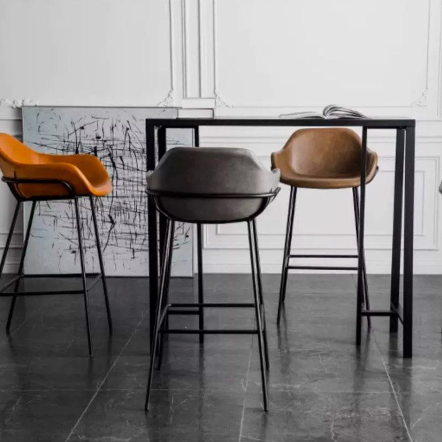 SENAN Modern Leather Bar Stool