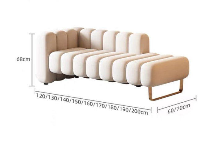 LIBERTY Modern Velvet Ottoman