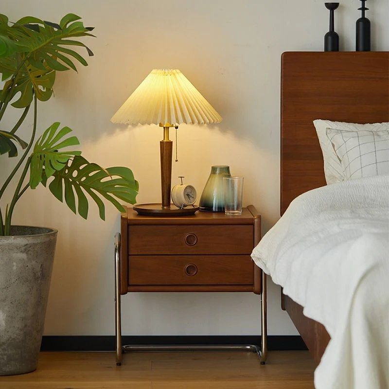 EURON Solid Wood Drawer Nightstand
