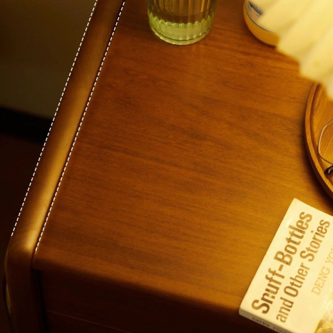 EURON Solid Wood Drawer Nightstand
