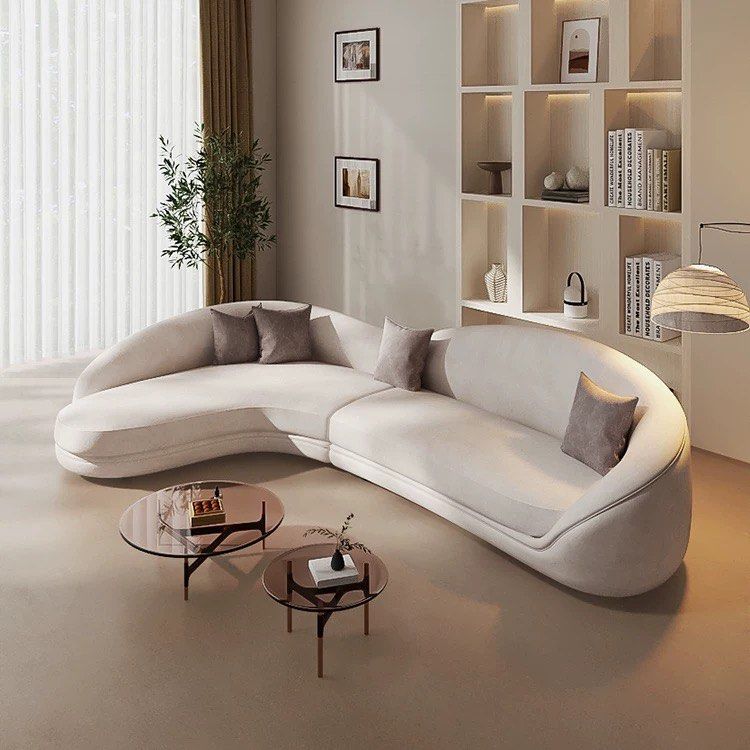MORIEN Performance Boucle Curve Sofa