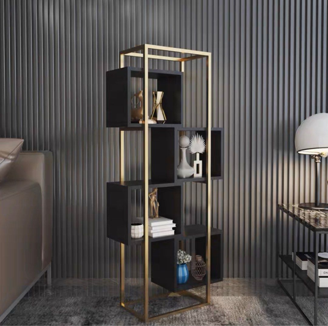 TIKELN Luxurious Iron Display Shelf