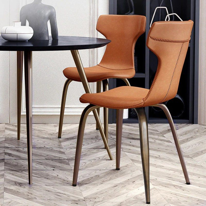 GALIEN Faux Leather Dining Chair (set of 2)