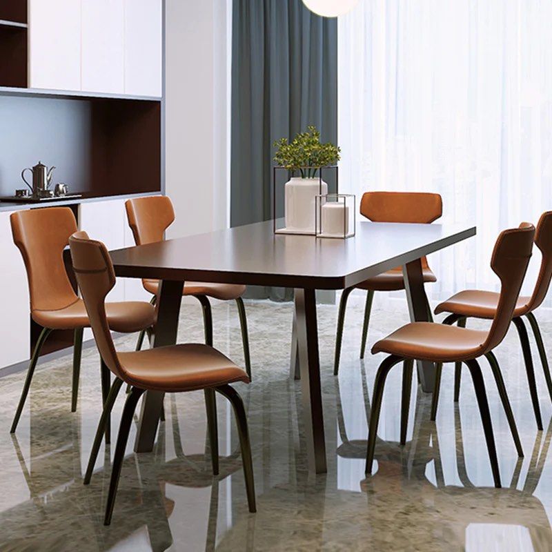 GALIEN Faux Leather Dining Chair (set of 2)