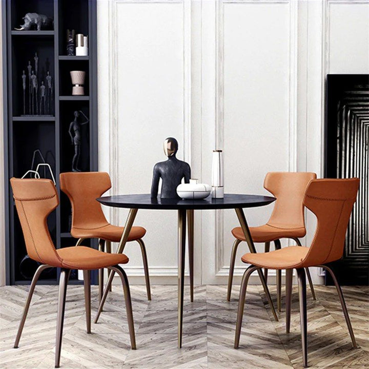 GALIEN Faux Leather Dining Chair (set of 2)