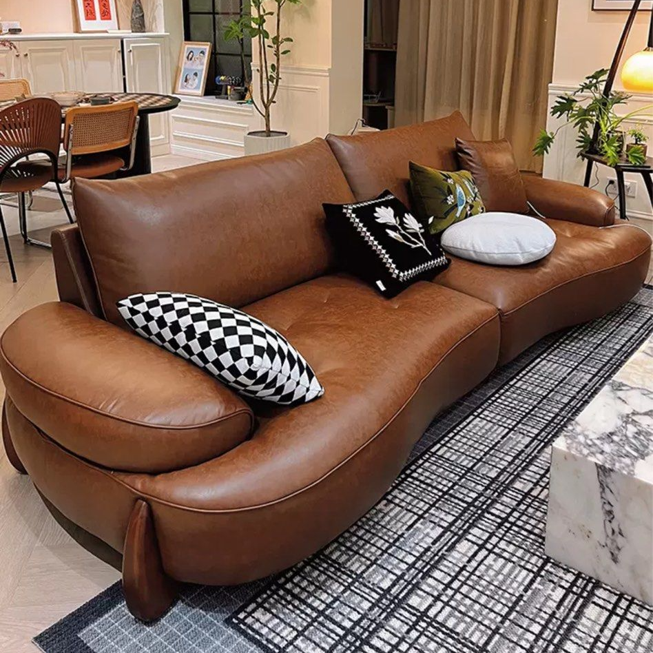 ALMIRA Modern Leather Sofa