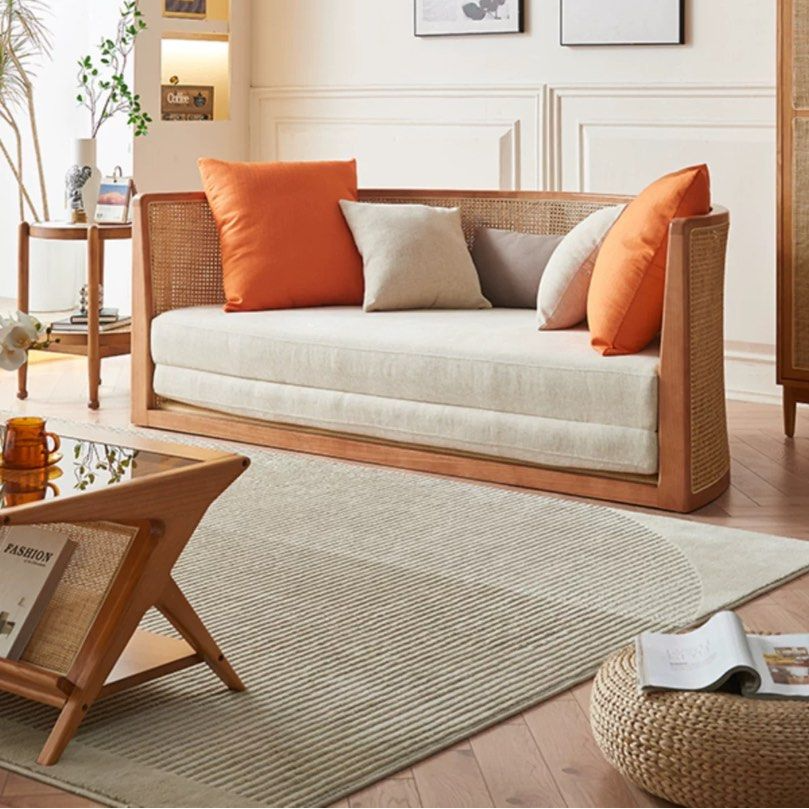 MIKASA Japandi Rattan Sofa Bed