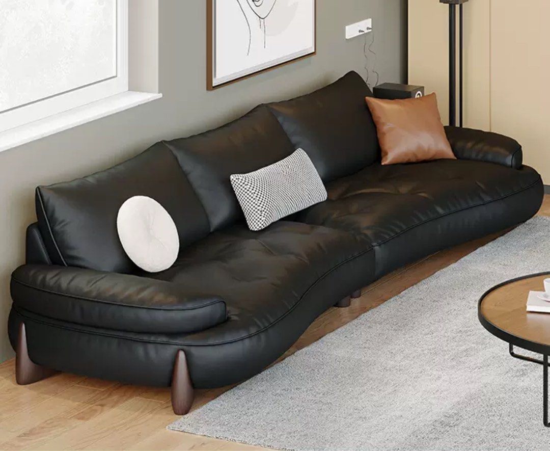 ALMIRA Modern Leather Sofa