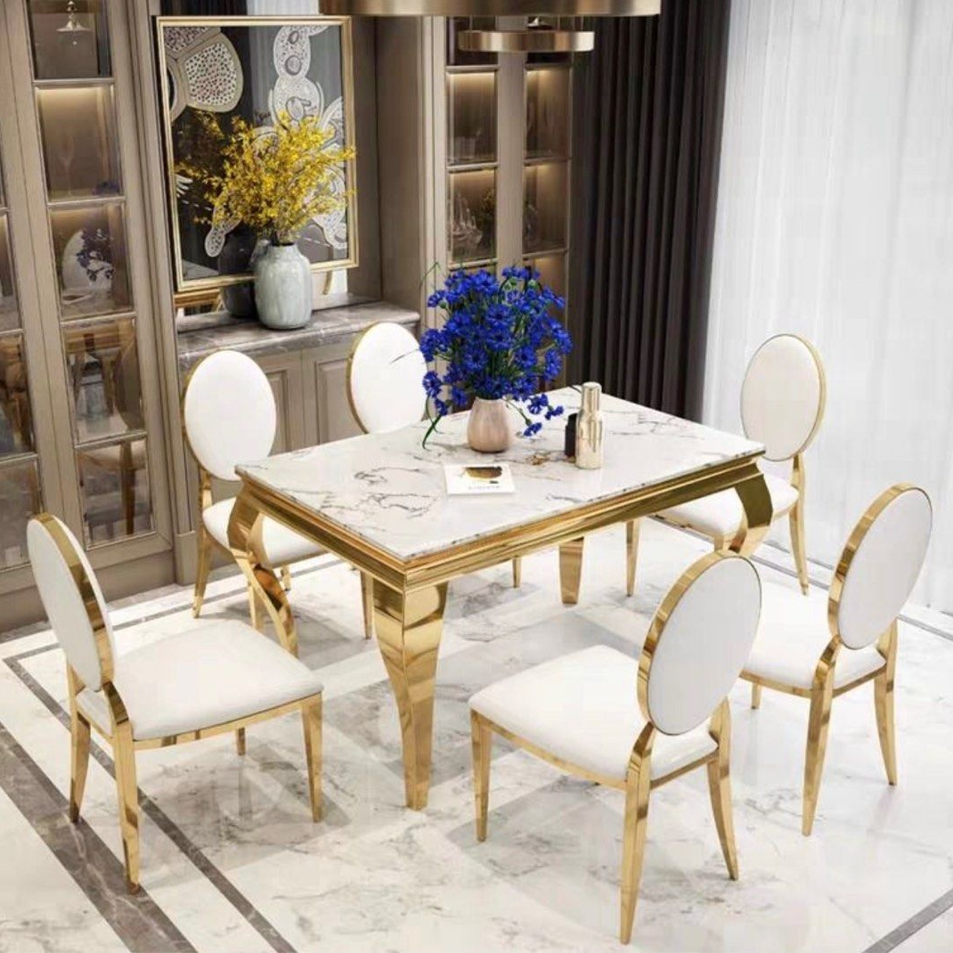 SCOTT Victorian Marble Dining Table