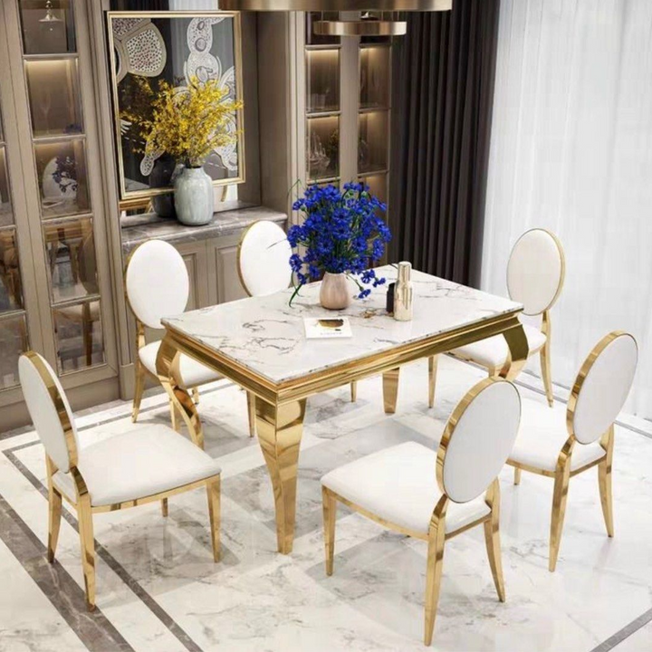 SCOTT Victorian Marble Dining Table