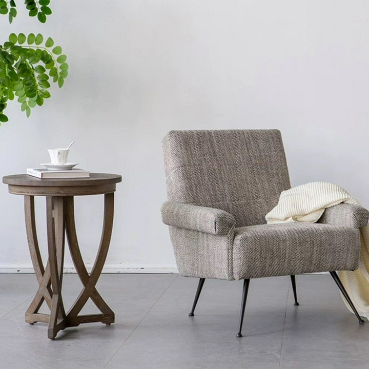 SHADDAM Modern Solid Wood Side Table