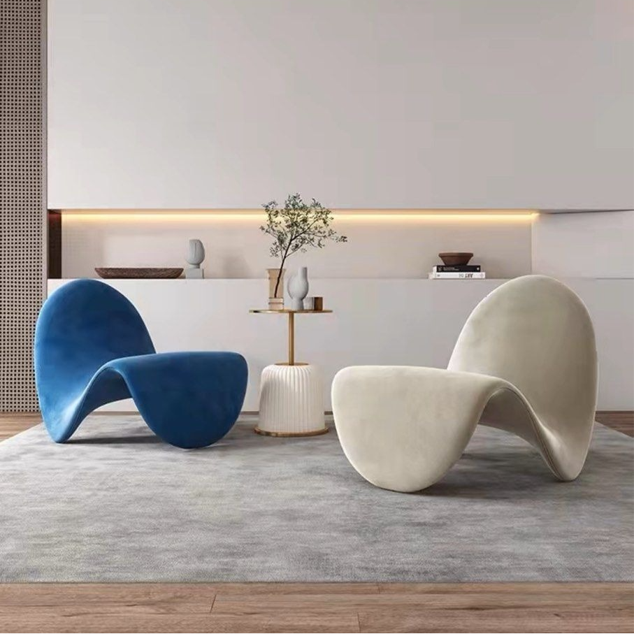 KIAN Modern Velvet Lounge Chair
