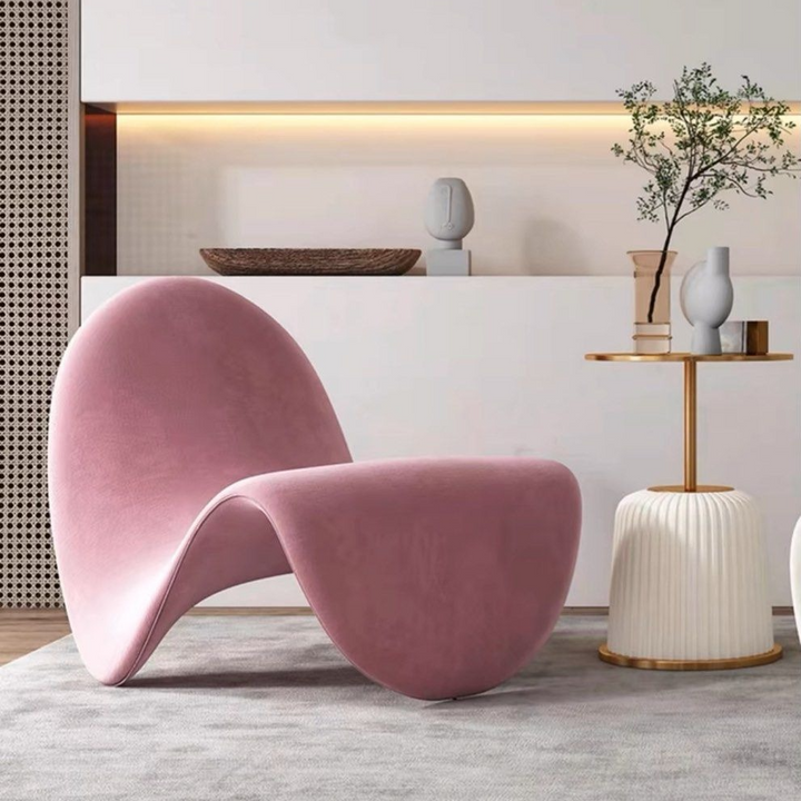 KIAN Modern Velvet Lounge Chair