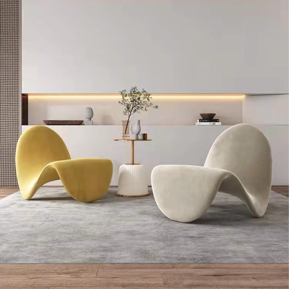 KIAN Modern Velvet Lounge Chair