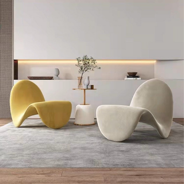 KIAN Modern Velvet Lounge Chair