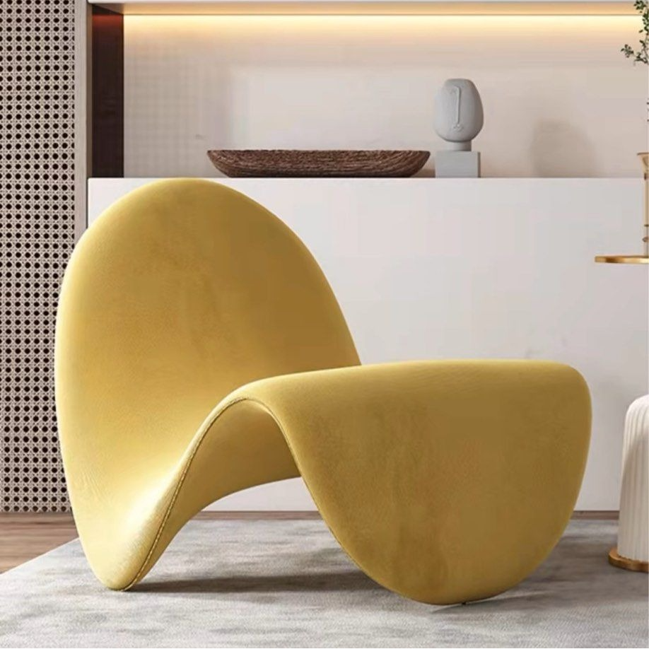 KIAN Modern Velvet Lounge Chair