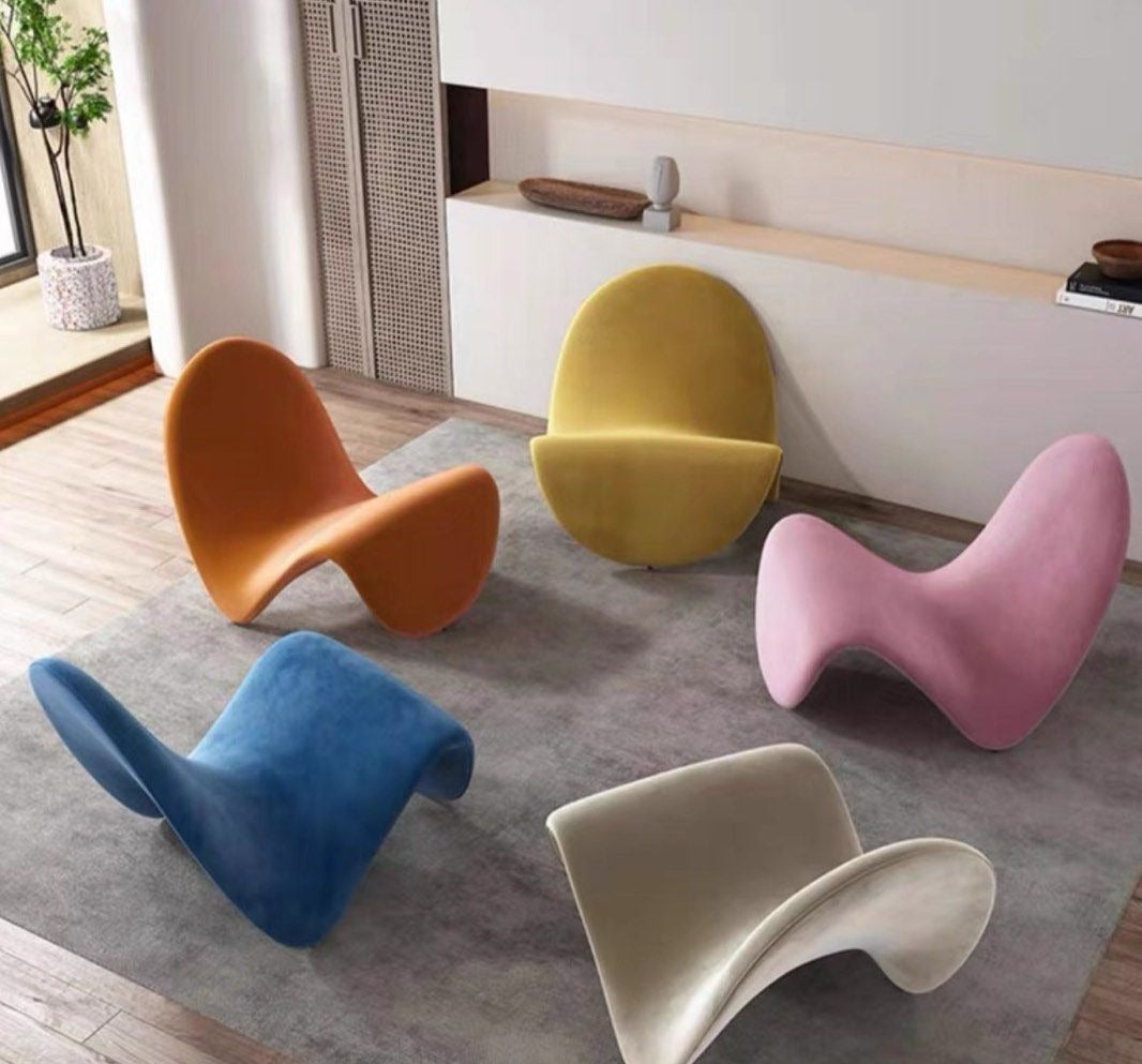 KIAN Modern Velvet Lounge Chair