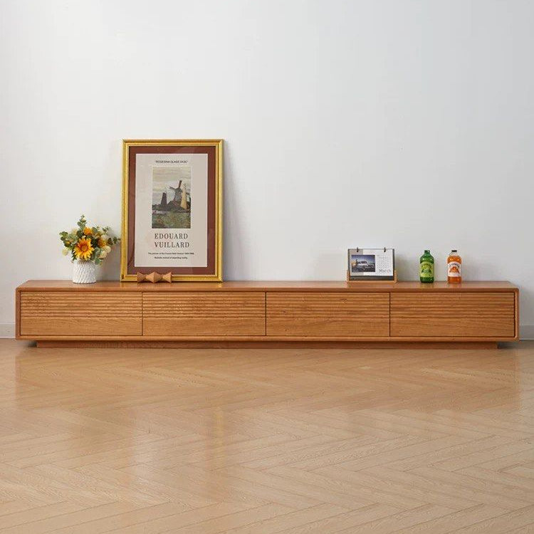 LUMYA Japandi Solid Wood TV Console