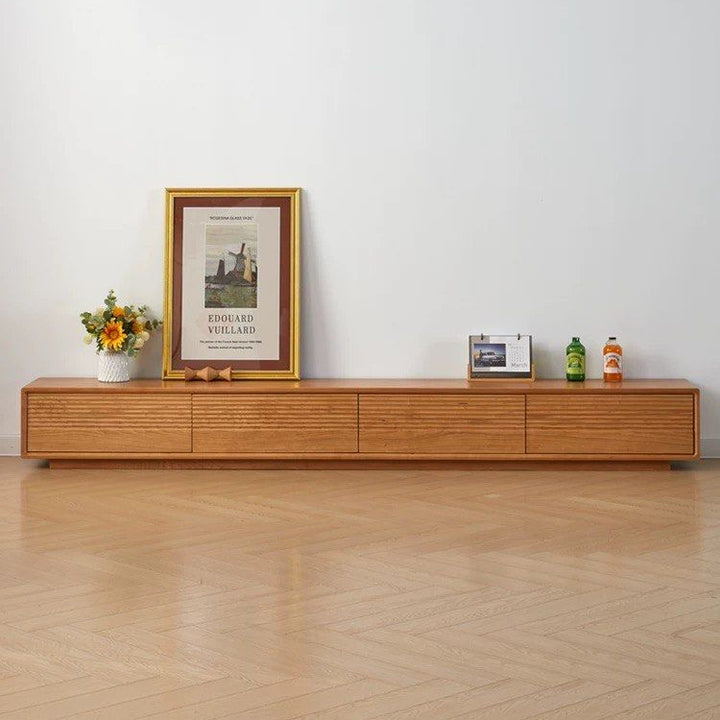 LUMYA Japandi Solid Wood TV Console