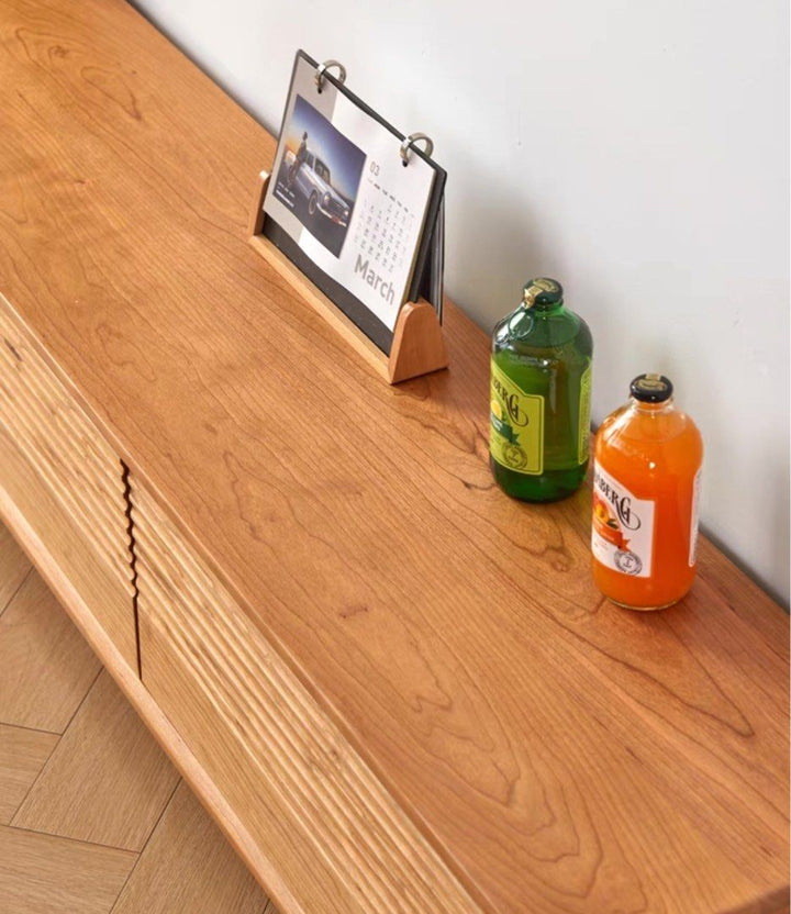LUMYA Japandi Solid Wood TV Console