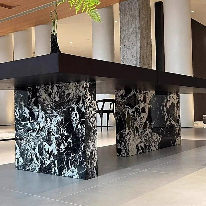 IBARRA Modern Solid Wood Dining Table