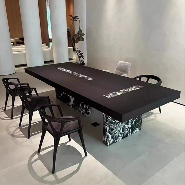 IBARRA Modern Solid Wood Dining Table