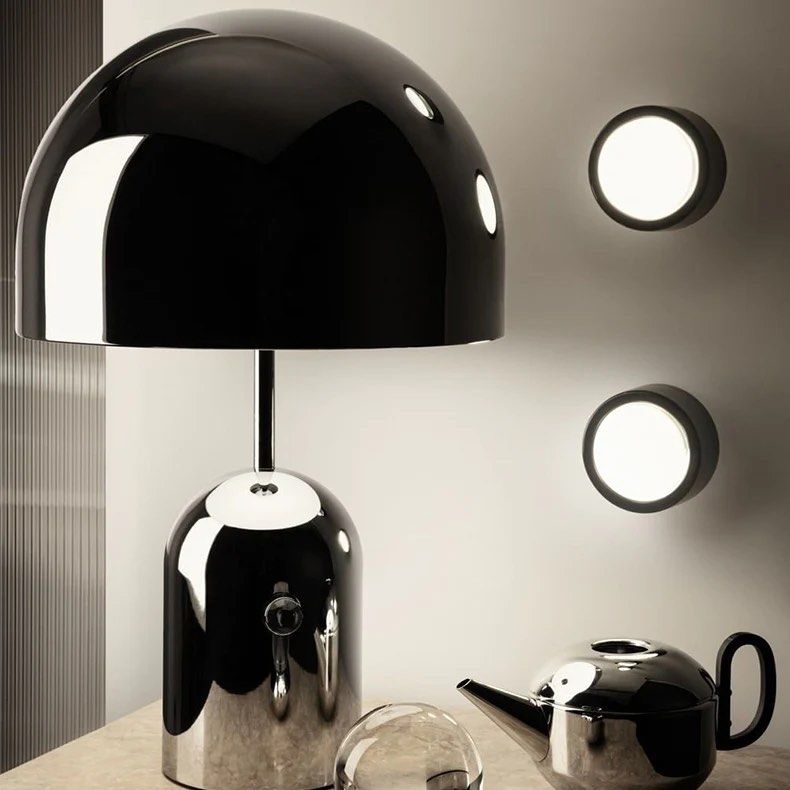CAUTE Metal Mushroom Table Lamp