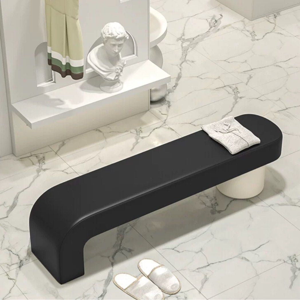 GALILEO Modern Leather Bench