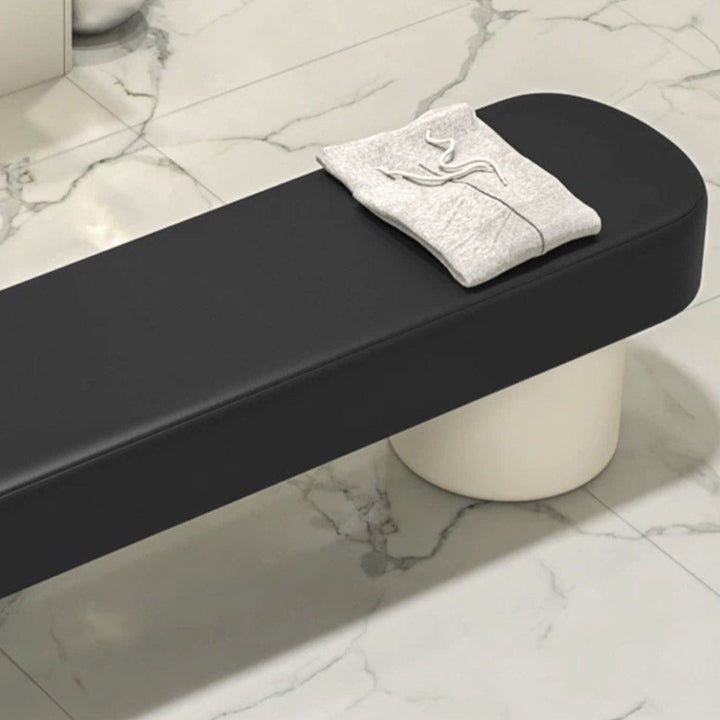 GALILEO Modern Leather Bench