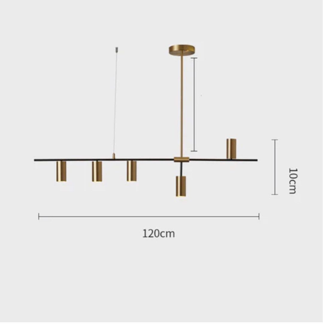 CHANTALLE Modern Linear Chandelier