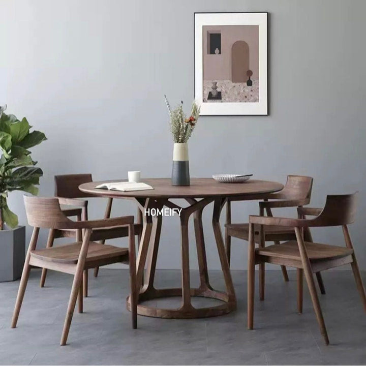 SCHOFIELD Modern Pine Dining Table and Chair Set