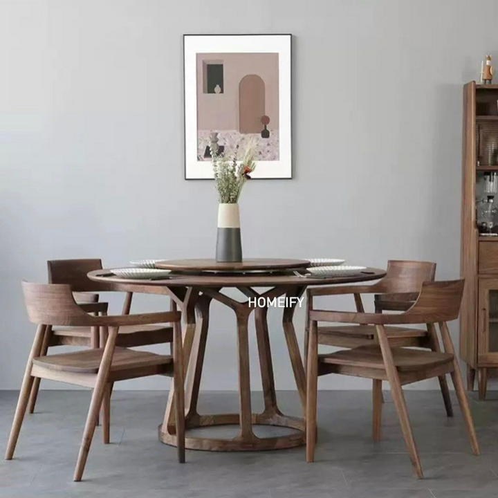 SCHOFIELD Modern Pine Dining Table and Chair Set