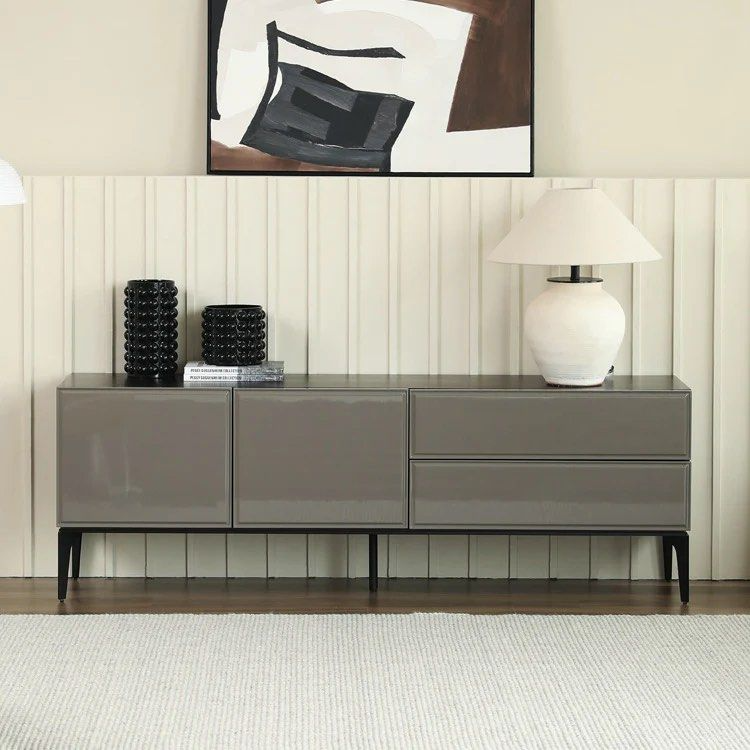 SERISS Designer Wood TV Stand