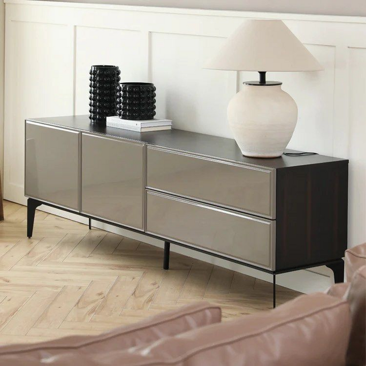 SERISS Designer Wood TV Stand