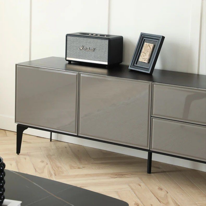 SERISS Designer Wood TV Stand