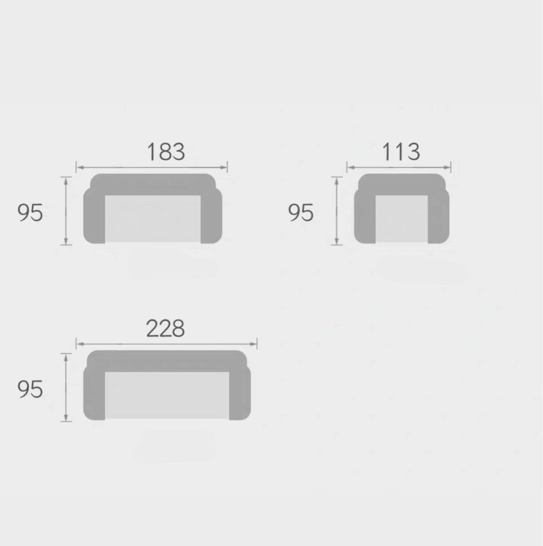LUXOVA Modern Leather Sofa