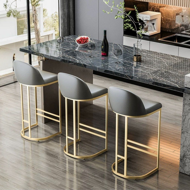 AERO Modern Leather Bar Stool